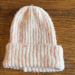Free People Fuzzy Knit Beanie Plush Soft Winter Hat